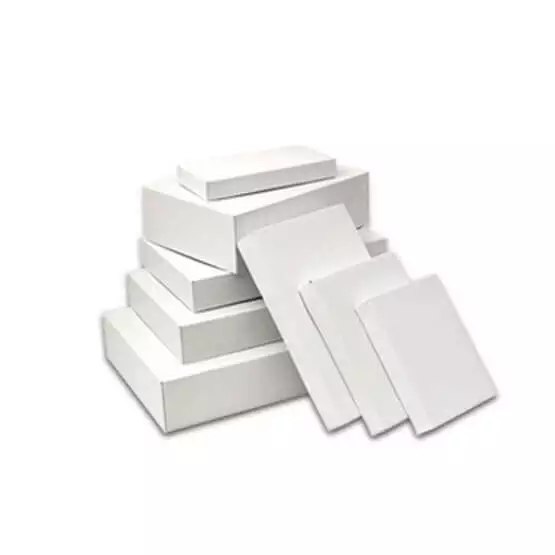 Custom White Apparel Boxes